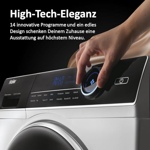 Haier HW80-B14979 Waschmaschine, Weiß, 8 kg - 4