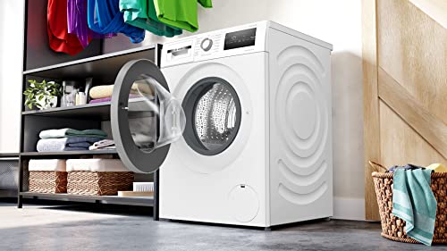 BOSCH WAN28K23 Waschmaschine Serie 4, Frontlader mit 8kg Fassungsvermögen, 1400 UpM, EcoSilence Drive: leises und sparsames Waschen, Hygiene Plus, Speed Perfect, Weiß, 60cm, Amazon Exclusive Edition - 3