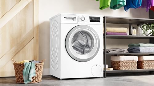 BOSCH WAN28K23 Waschmaschine Serie 4, Frontlader mit 8kg Fassungsvermögen, 1400 UpM, EcoSilence Drive: leises und sparsames Waschen, Hygiene Plus, Speed Perfect, Weiß, 60cm, Amazon Exclusive Edition - 7