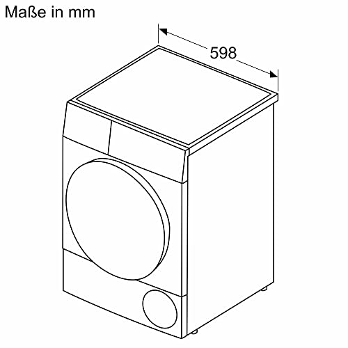 Siemens WQ33G2D40 Wärmepumpentrockner für 8 kg Wäsche, iQ500, A+++, 176 kWh/Jahr, speedPack, autoDry, Outdoor-Programm, Weiß - 13